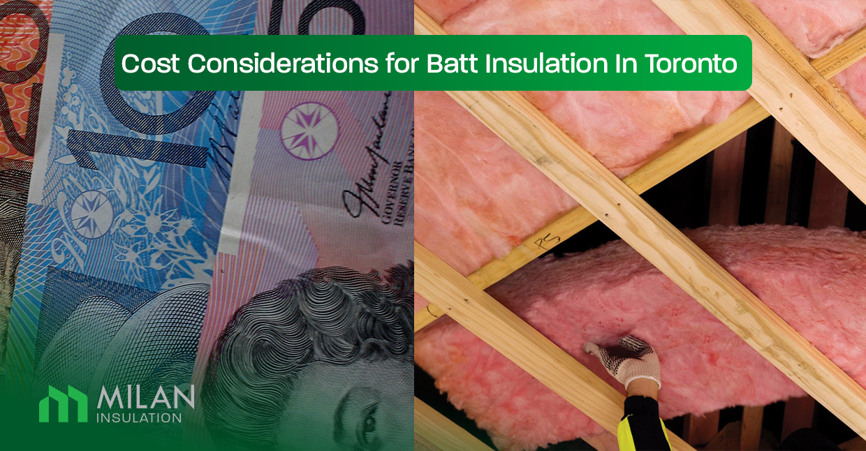 Cost Considerations for Batt Insulation In Toronto